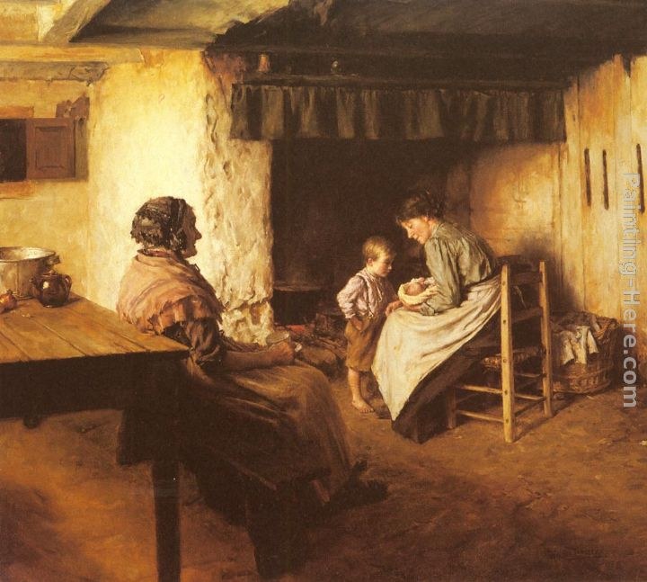 Walter Langley The New Arrival
